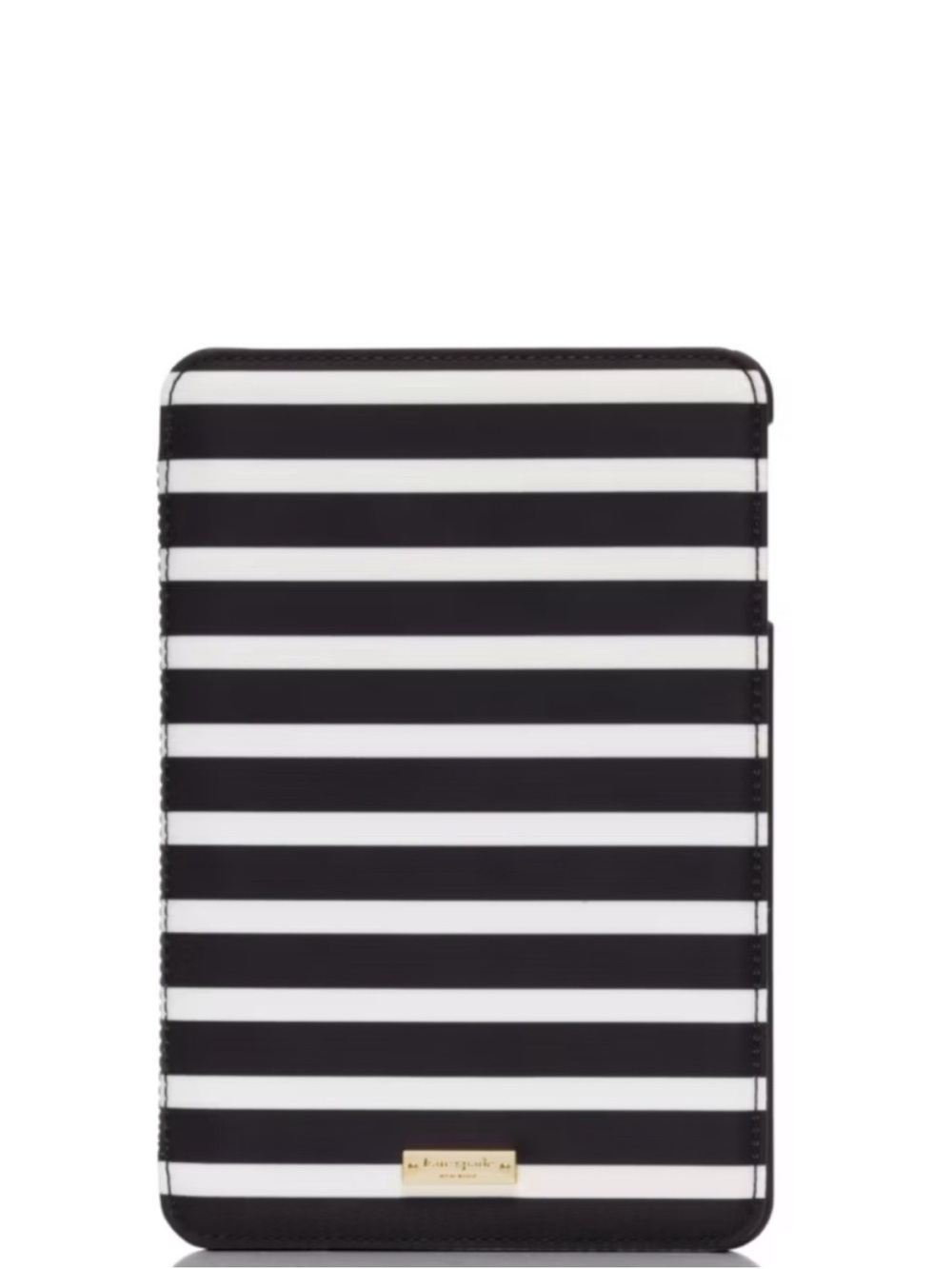 kate spade Black & White Stripe Passport Holder
